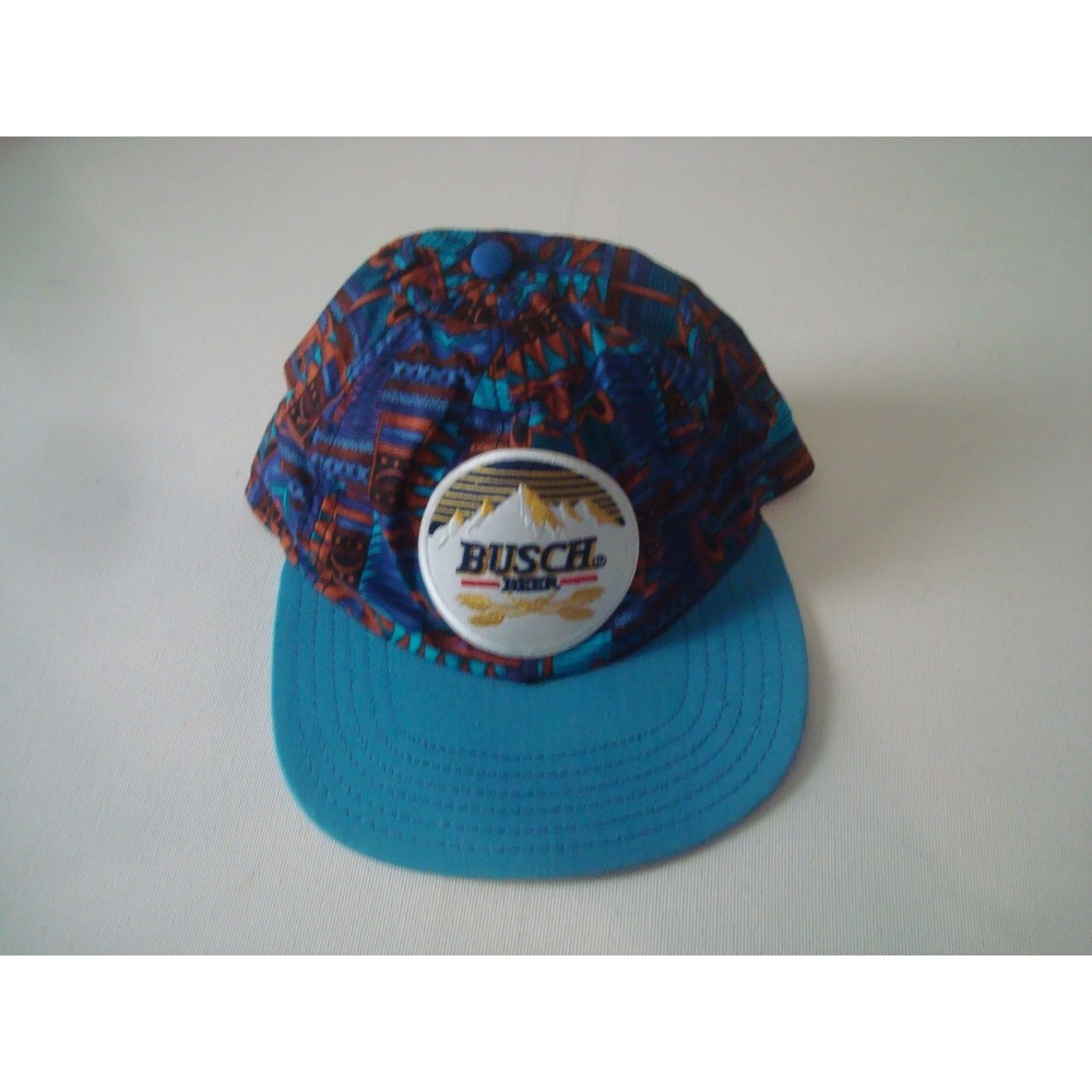 BUSCH BEER 90S‎ USA MADE TIKI BEACH Y2K 00S NEW HAT CAP VINTAGE DEADSTOCK U1